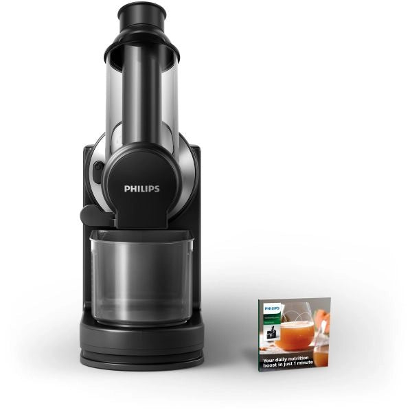 CENTRIFUGA PHILIPS HR1889/70, Potenza 150 W, Recipiente succo da 1 l, in Plastica, Nero