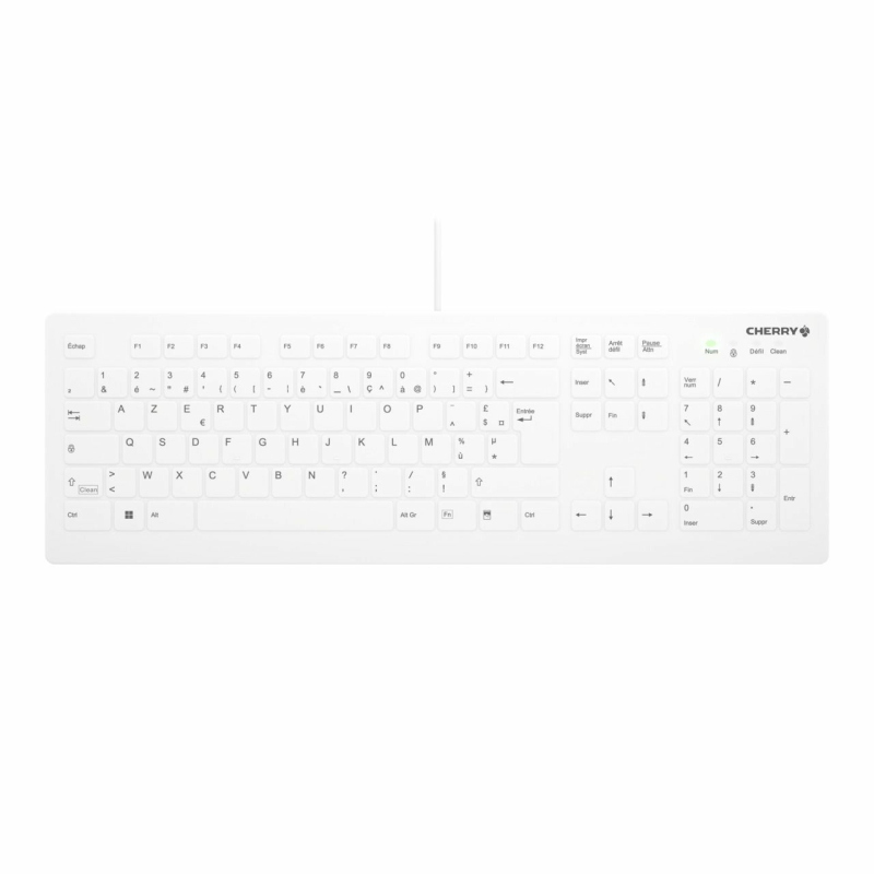 Cherry ak-c8112 tastiera medico usb azerty francese bianco