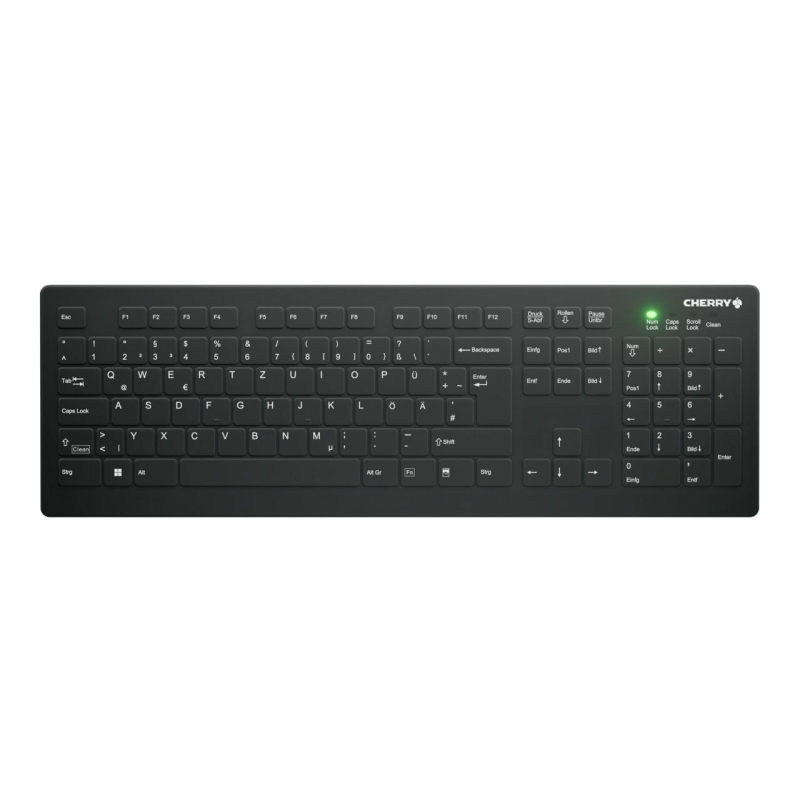 Cherry ak-c8112 tastiera rf wireless qwertz tedesco nero
