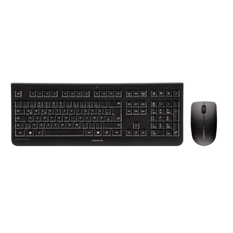 Cherry dw 3000 tastiera mouse incluso rf wireless azerty francese nero Cherry dw 3000 tastiera mouse incluso rf wireless azerty francese nero