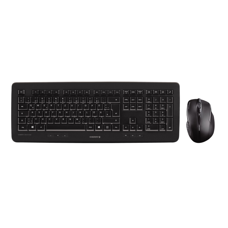 Cherry dw 5100 tastiera mouse incluso rf wireless qwertz tedesco nero