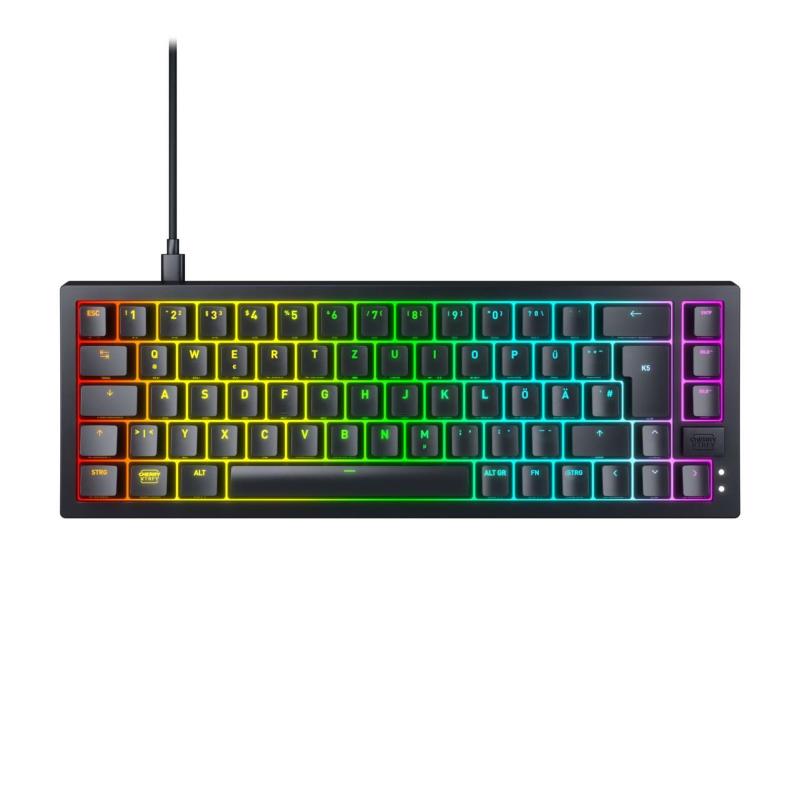 Cherry k5v2 compact tastiera usb qwertz tedesco nero