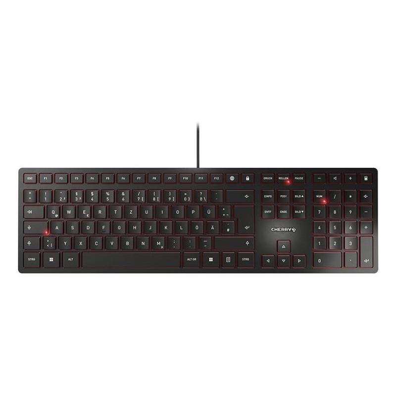 Cherry kc 6000 slim tastiera usb qwertz tedesco nero Cherry kc 6000 slim tastiera usb qwertz tedesco nero
