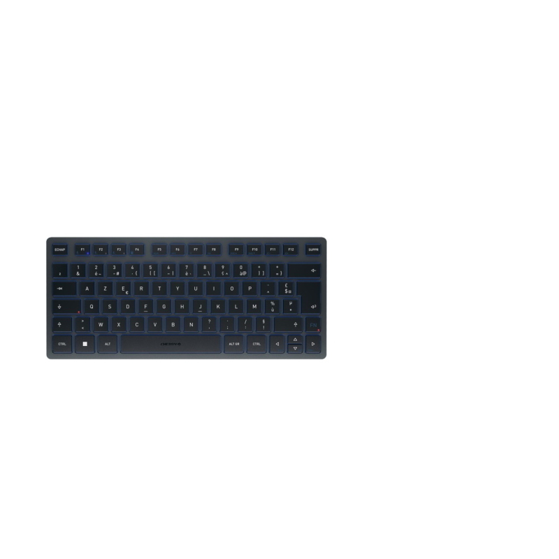 Cherry kw 7100 mini bt tastiera universale bluetooth azerty francese blu Cherry kw 7100 mini bt tastiera universale bluetooth azerty francese blu