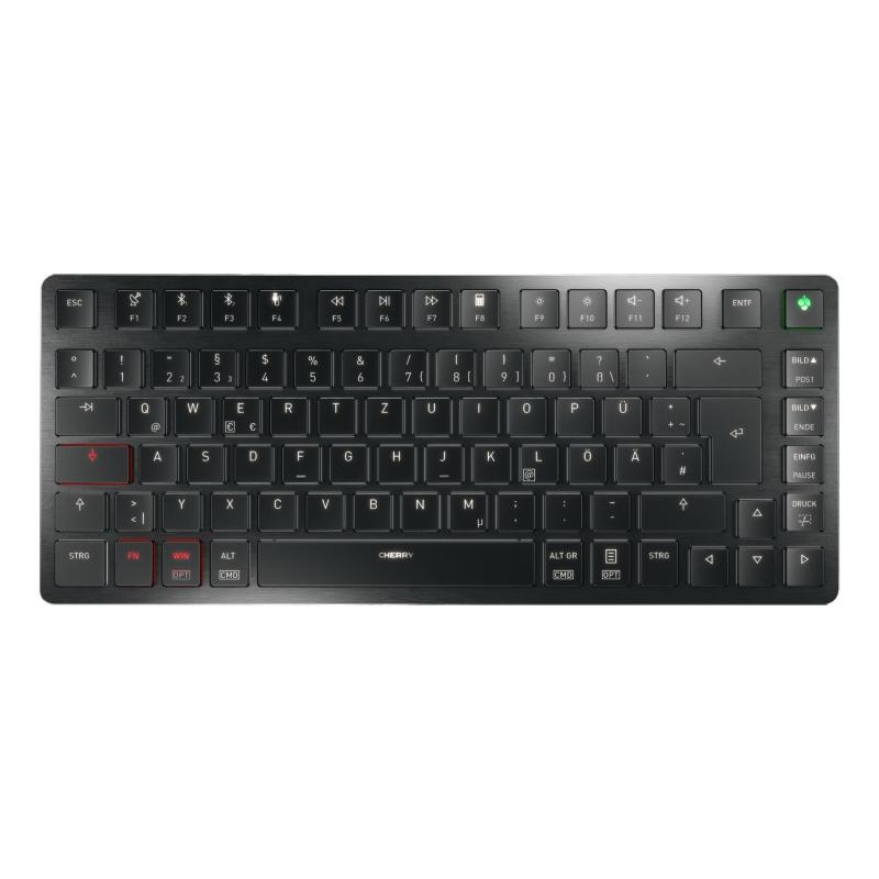 Cherry kw x ulp 2.0 mini tastiera casa/ufficio usb + rf wireless + bluetooth qwertz tedesco nero Cherry kw x ulp 2.0 mini tastiera casa/ufficio usb + rf wireless + bluetooth qwertz tedesco nero