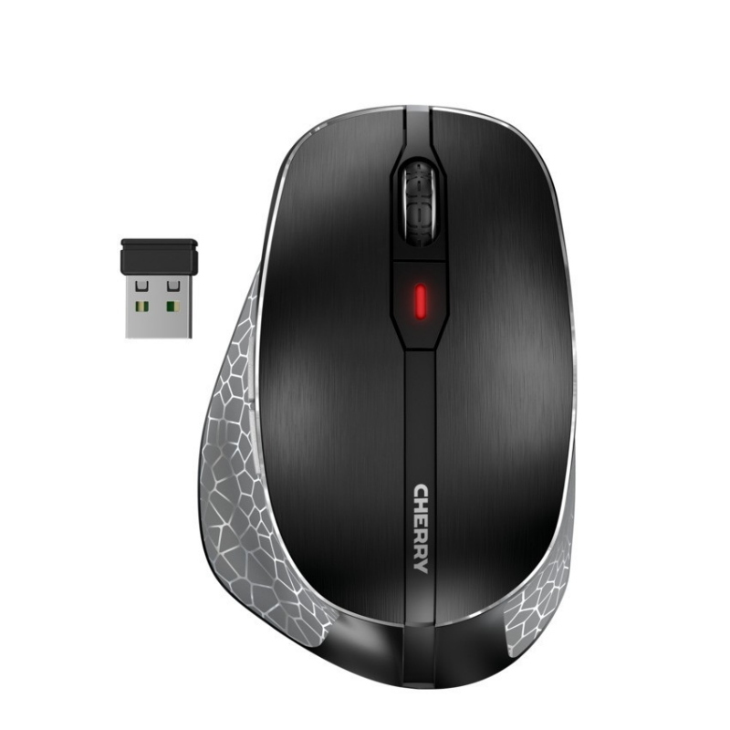 Cherry mw 8c ergo mouse mano destra rf senza fili + bluetooth ottico 3000 dpi