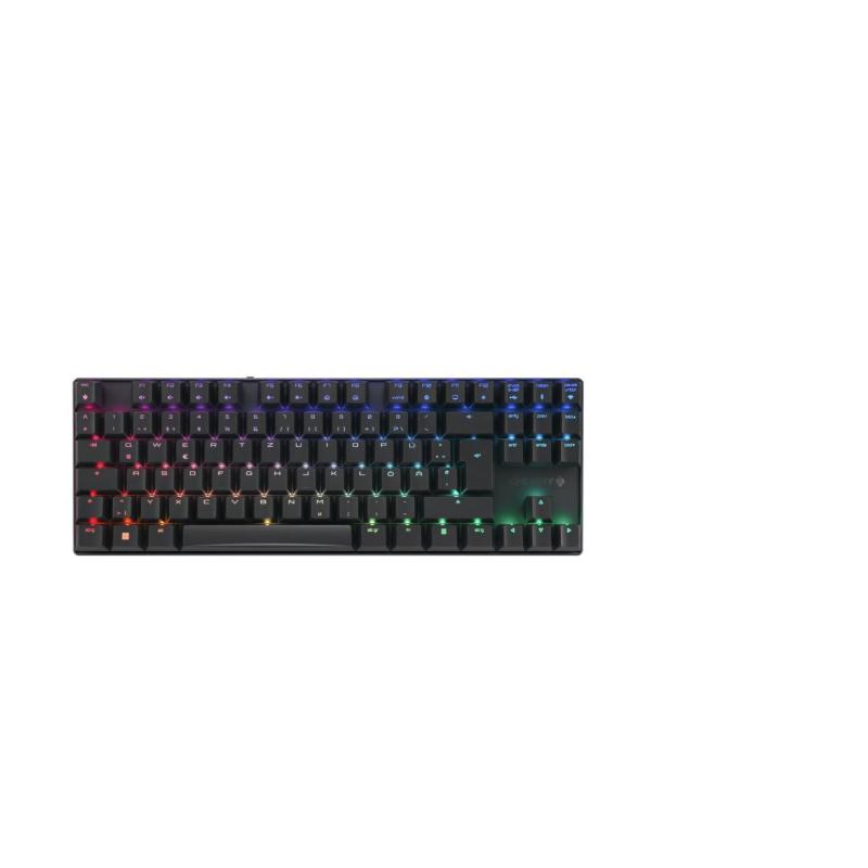 Cherry mx 8.2 tkl wireless rgb tastiera rf senza fili + bluetooth qwertz tedesco nero Cherry mx 8.2 tkl wireless rgb tastiera rf senza fili + bluetooth qwertz tedesco nero