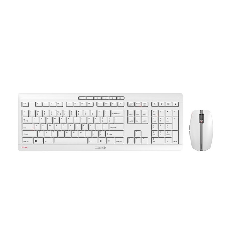 Cherry stream desktop tastiera mouse incluso ufficio rf wireless qwerty inglese us grigio Cherry stream desktop tastiera mouse incluso ufficio rf wireless qwerty inglese us grigio