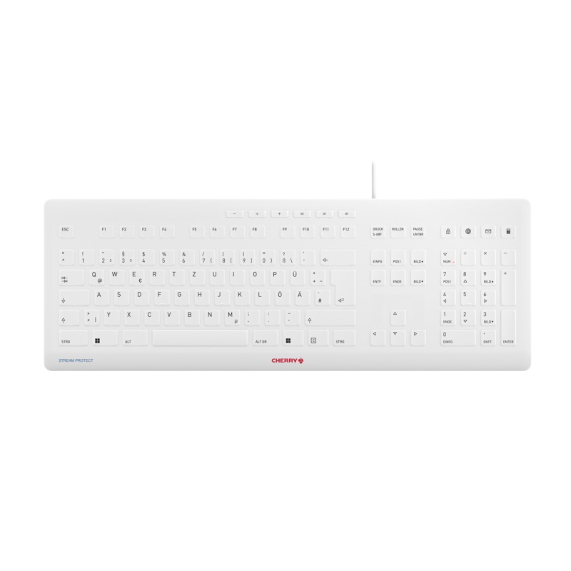 Cherry stream tastiera usb qwertz tedesco grigio