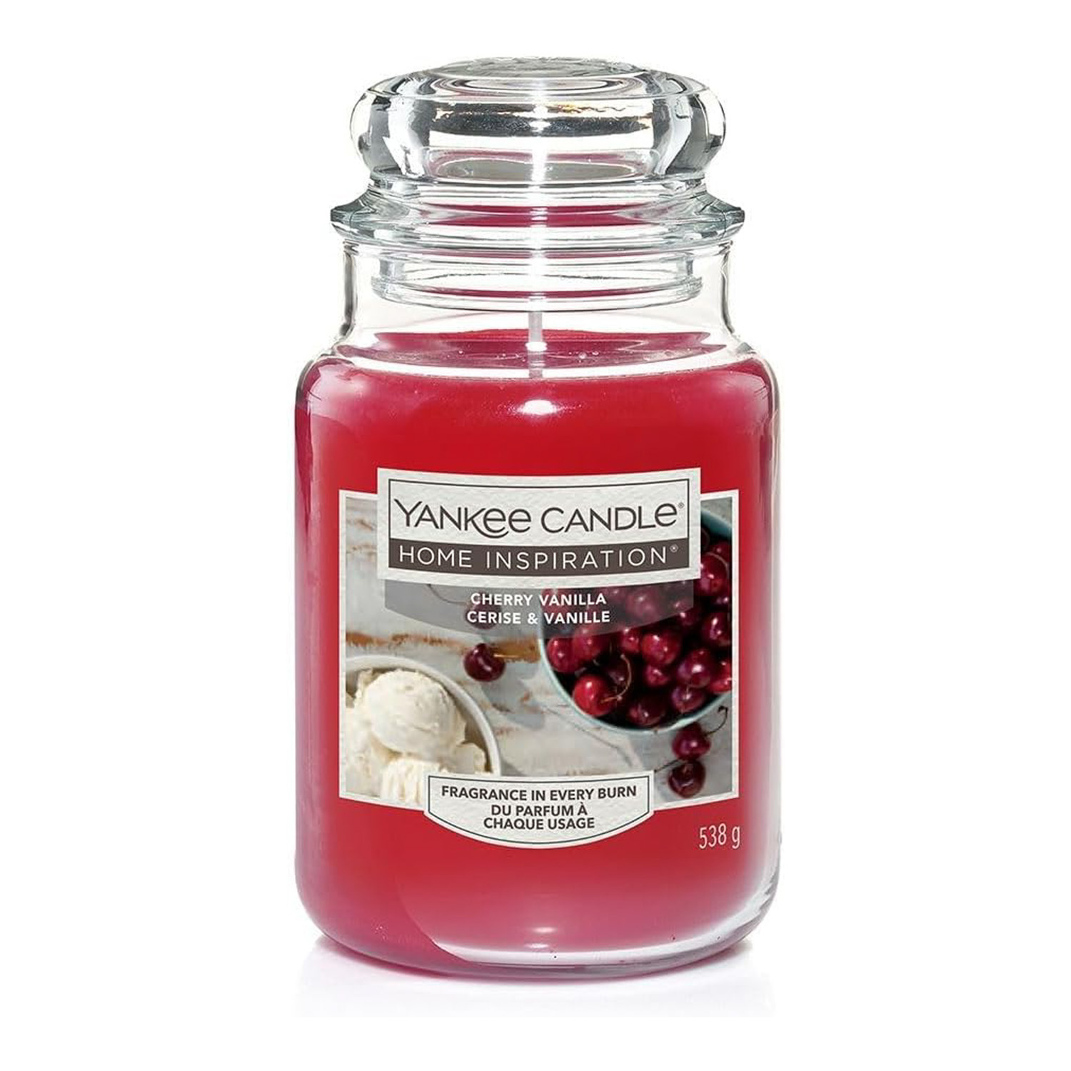 Cherry Vanilla, candela in giara grande Yankee Candle Cherry Vanilla, candela in giara grande Yankee Candle