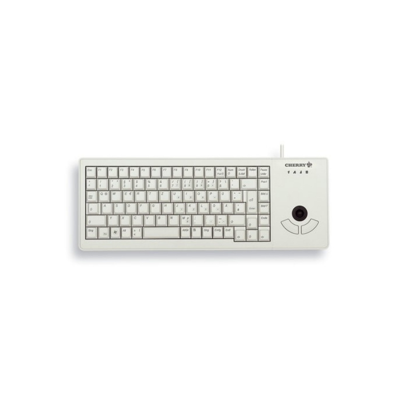 Cherry xs trackball tastiera usb qwerty inglese us grigio