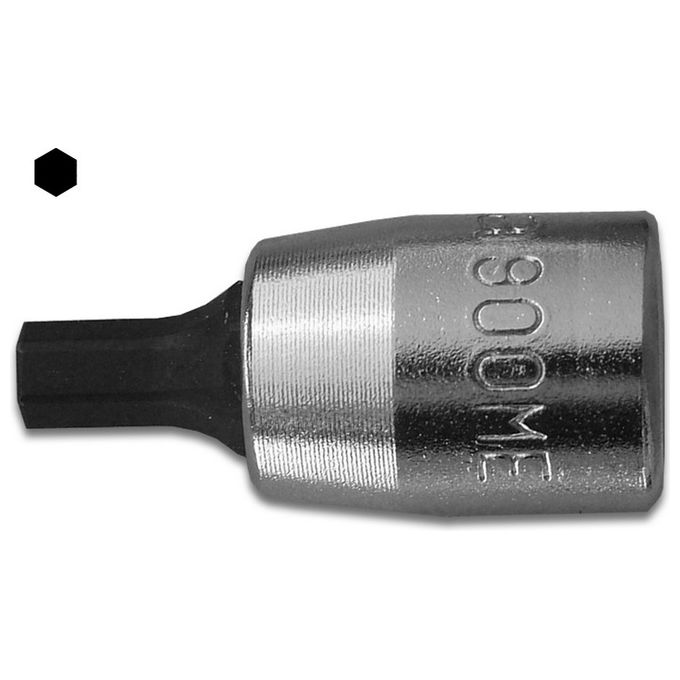 Chiave a bussola 1/4"F giravite maschio esagonale (5mm) 900ME 009000505