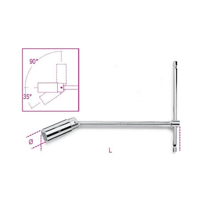 Chiave candele 957 snodo (misura 16 mm ) 009550016