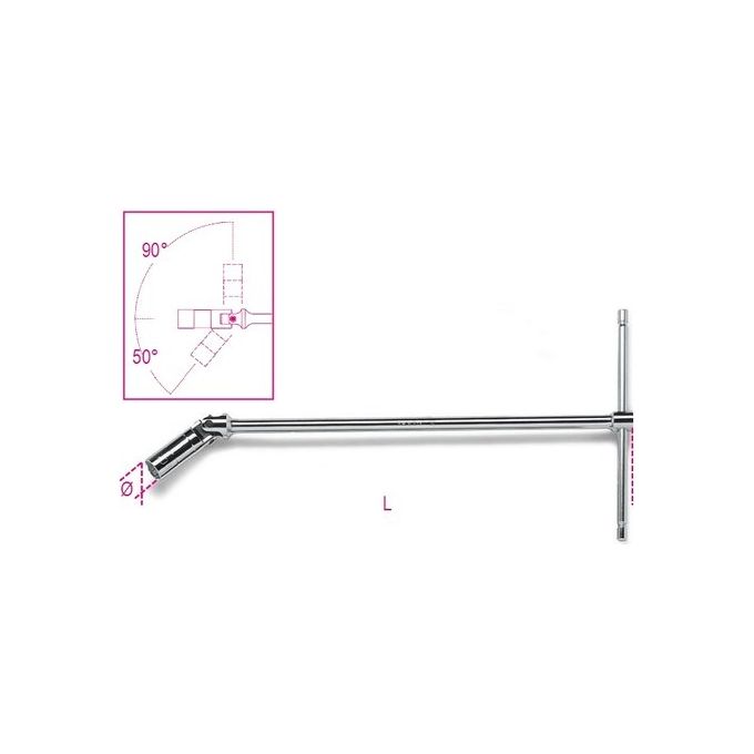 Chiave candele 959 snodo (misura 20,8 mm ) 009570000