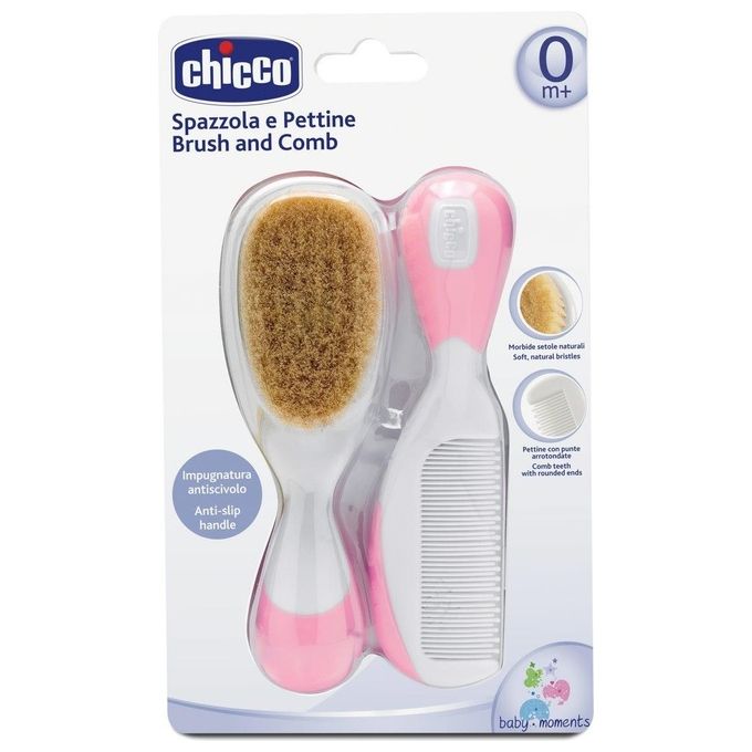 Chicco 65691 Spazzola E Pettine Colore:Rosa