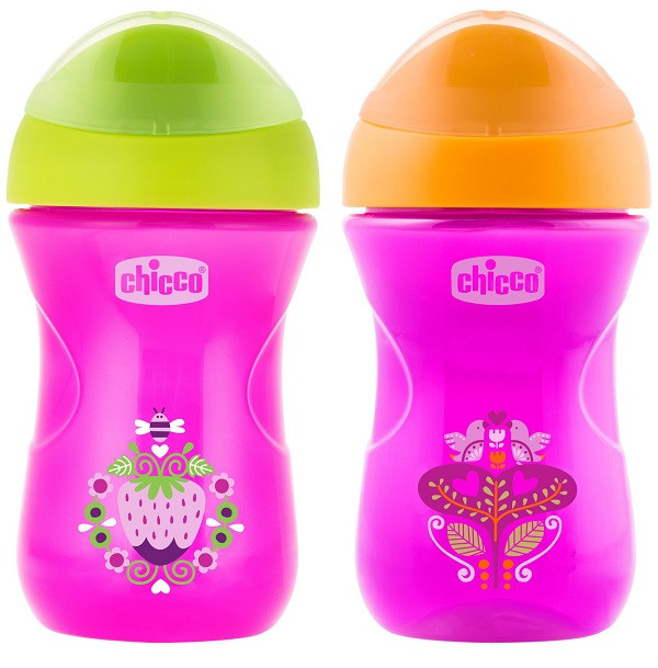 Chicco tazza easy cup rosa 12m+