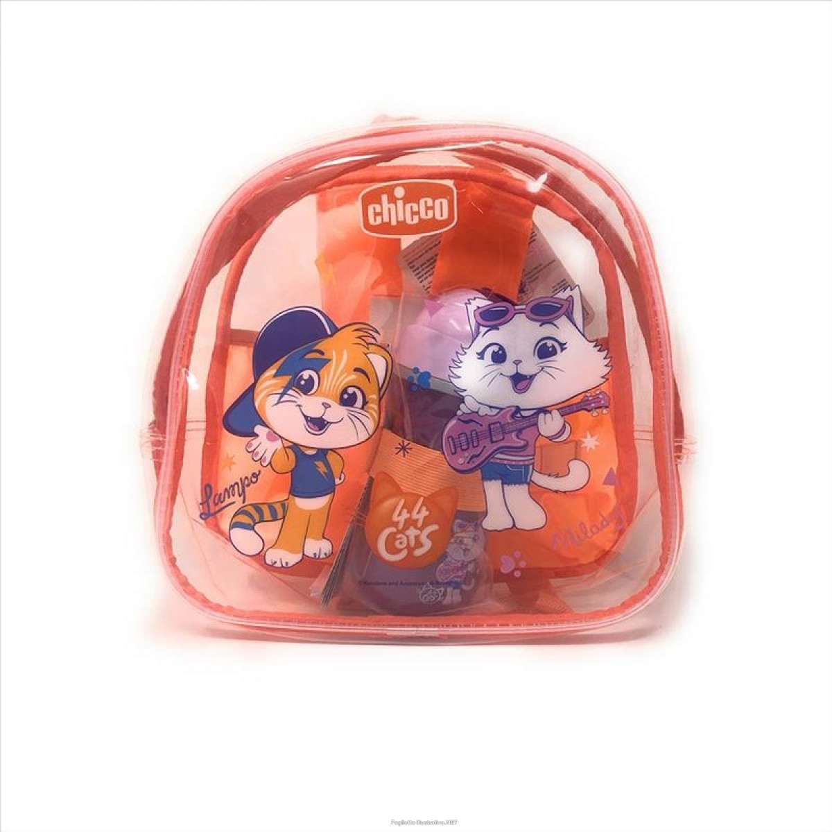 Chicco zainetto rosa 44gatti 18m