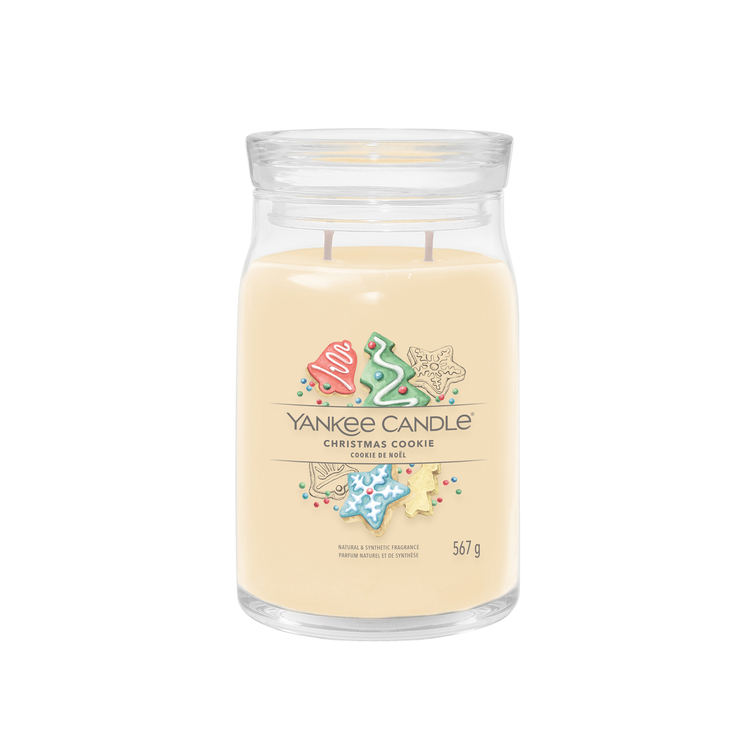 Christmas Cookie candela in giara grande Yankee Candle