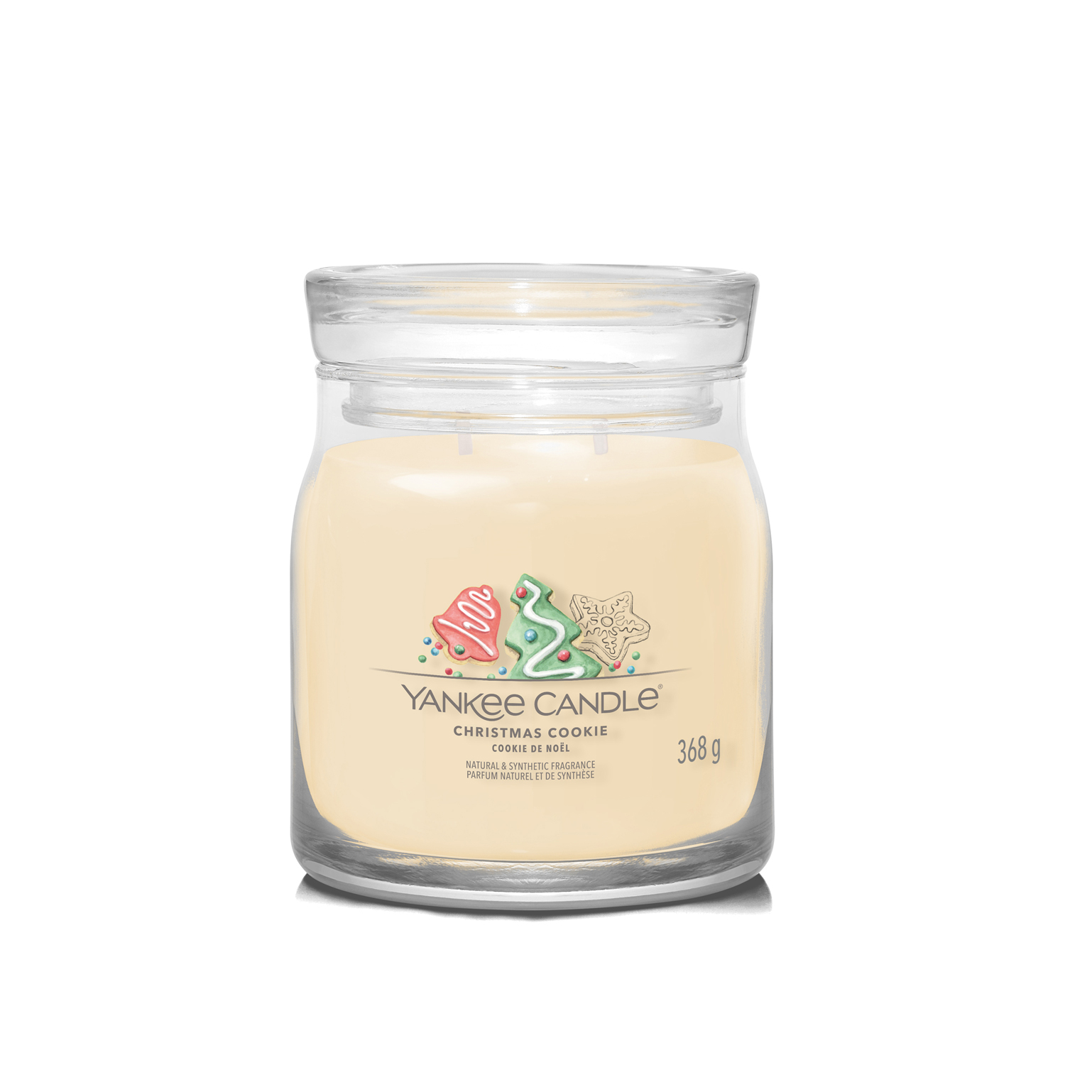 Christmas Cookie candela in giara media Yankee Candle