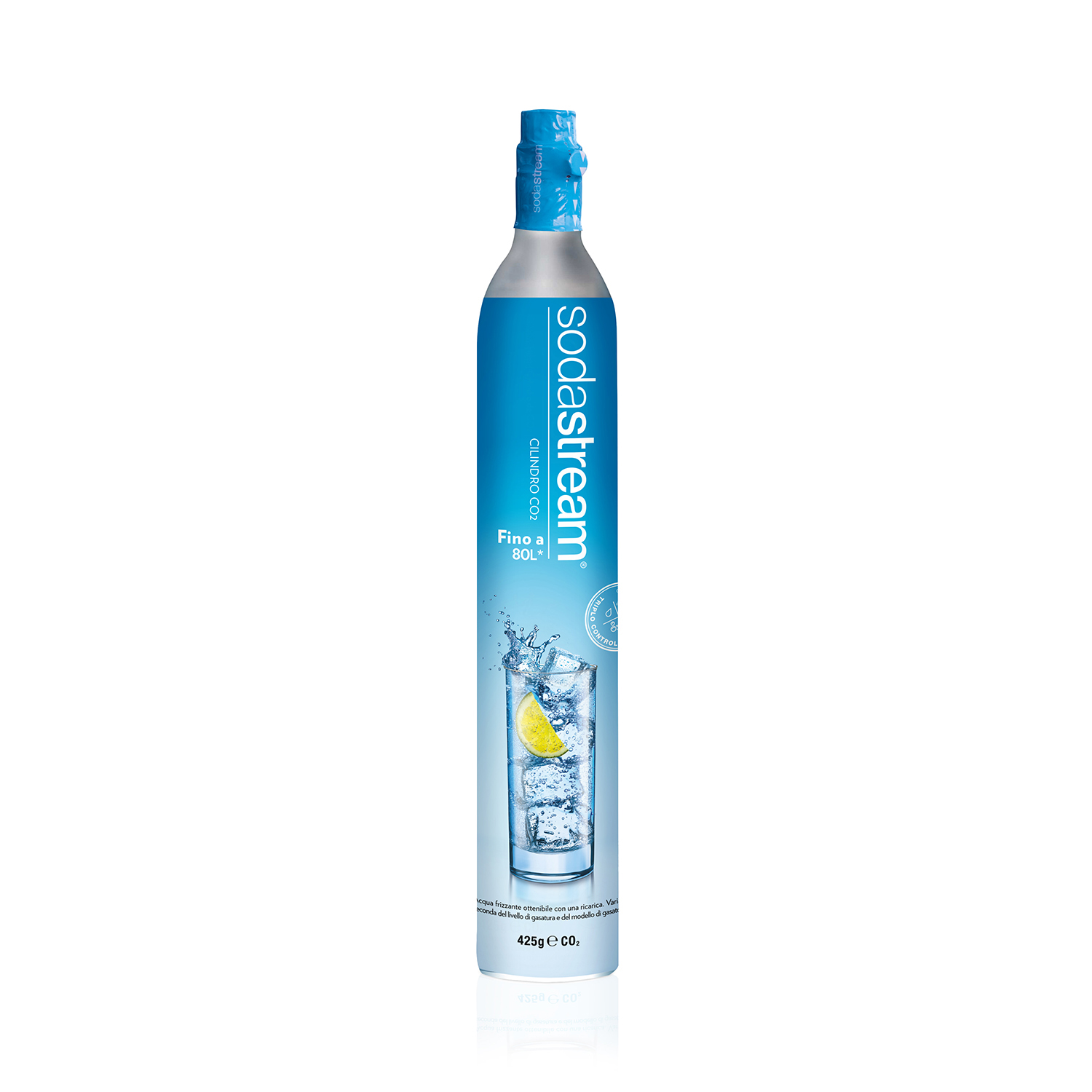 Cilindro Sodastream per ricarica CO2 da 80 litri