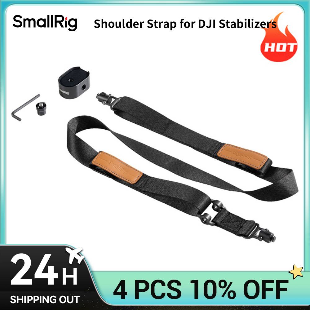 Cinghia per Spalla Riducente Peso SmallRig per DJI RS 4 / RS 4 Pro / RS 4 Mini / RS 3 / RS 3 Pro / RS 3 Mini / RS 2 per Impugnatura a Tracolla