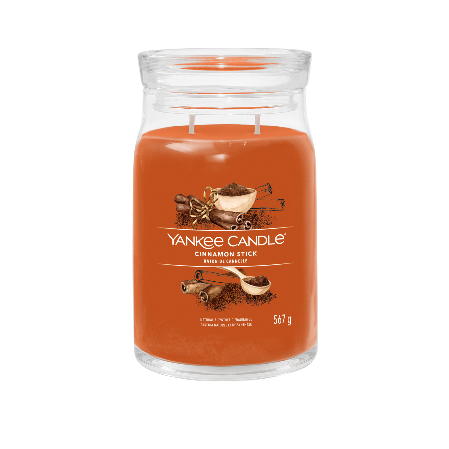 Cinnamon Stick, candela in giara grande Yankee Candle