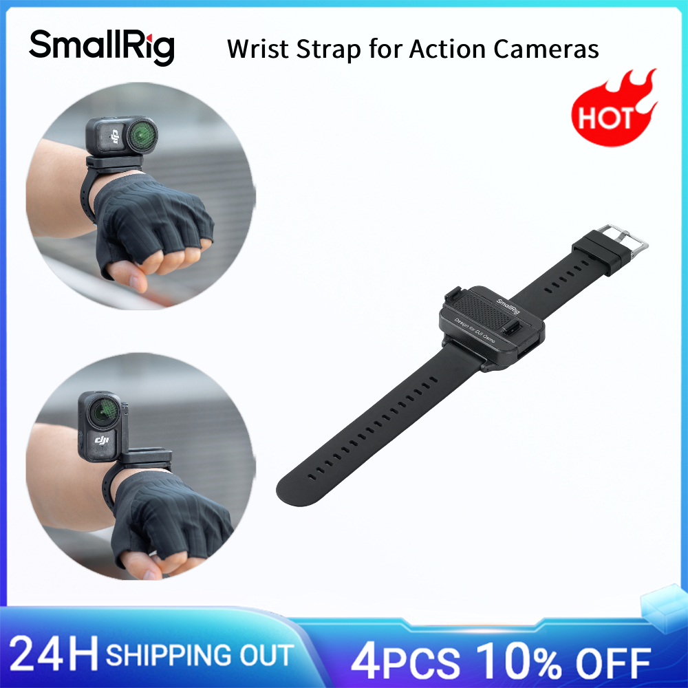 Cinturino da Polso SmallRig per Action Cam, Compatibile con Osmo Nano e Osmo Action6, con Sgancio Rapido per Transizioni Orizzontali/Verticali