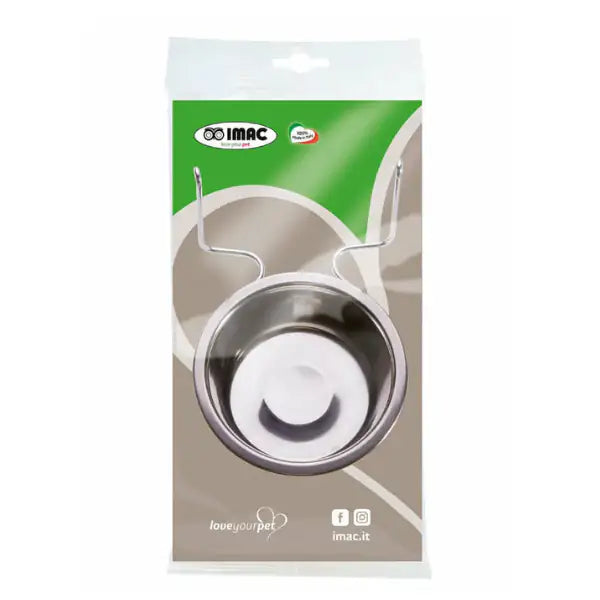 Ciotola per gabbietta roditori Emy Zincata IMAC Misura 11x4 cm Diametro 12 cm - 1° ORDINE? scegli tra BZR5 - BZR20 + 200 pt fedeltà