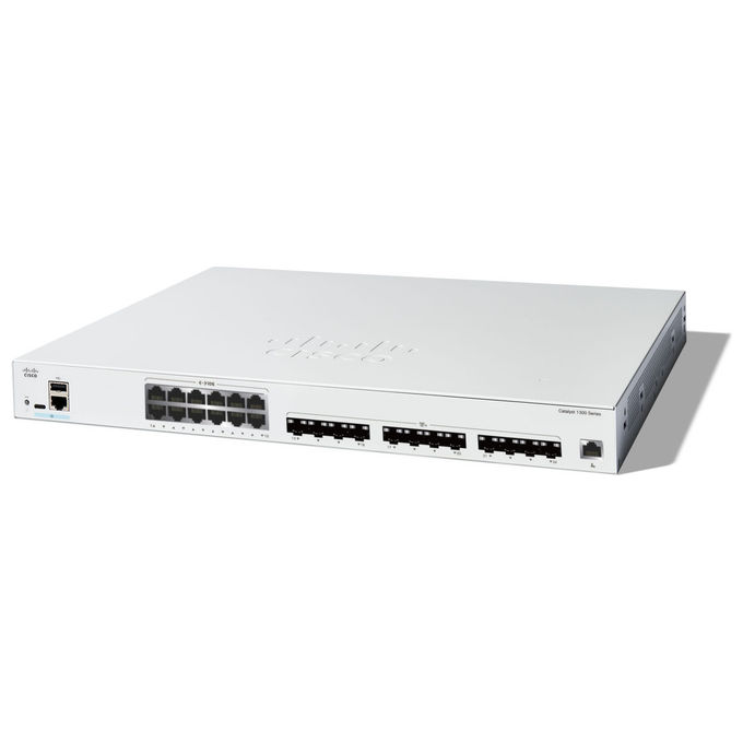 Cisco C1300-24XTS Switch di Rete Gestito L2-L3 12 Porte 10GE 12 Porte SFP+ Gigabit Ethernet Grigio