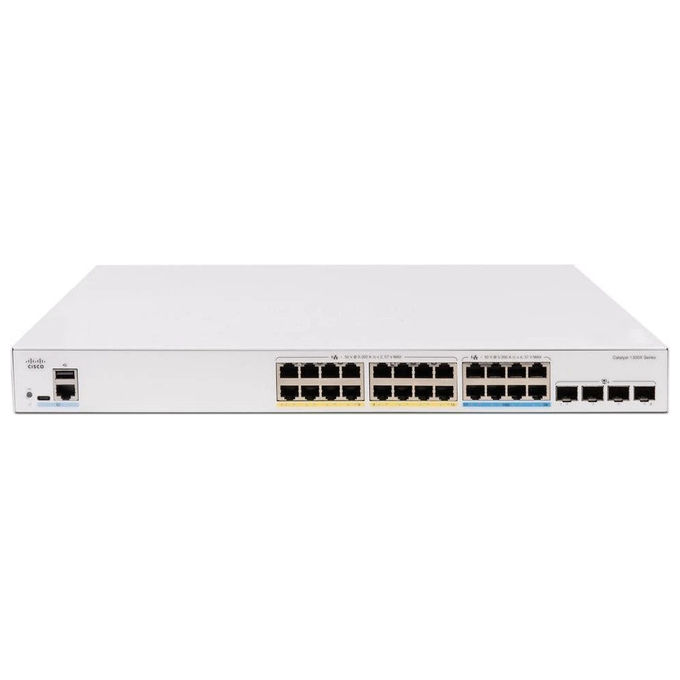 Cisco C1300X-24P-4X Catalyst Switch Gestito L3 24 Porte 10G Ethernet PoE+ 4x SFP28 colore Grigio