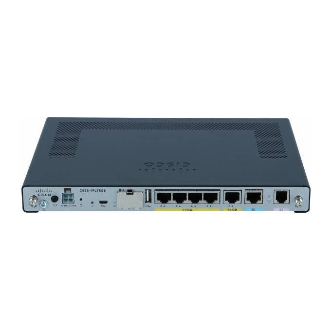 Cisco C926-4PLTEGB Router 4G LTE VDSL2 Multiband colore Grigio Cisco C926-4PLTEGB Router 4G LTE VDSL2 Multiband colore Grigio