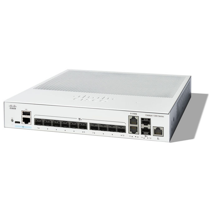 Cisco Catalyst C1300-12XS Switch di Rete Gestito L2-L3 Grigio