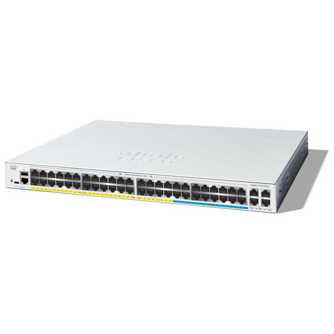 Cisco Catalyst C1300-48MGP-4X Switch di rete Gestito L2-L3 Gigabit Ethernet PoE Grigio Cisco Catalyst C1300-48MGP-4X Switch di rete Gestito L2-L3 Gigabit Ethernet PoE Grigio