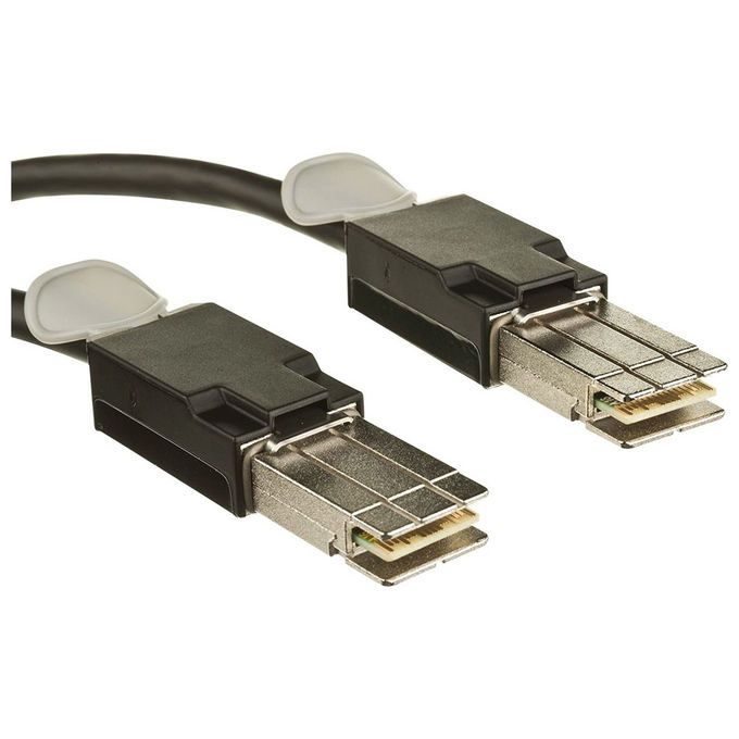 Cisco Cavo di Impilamento 0.5m InfiniBand e Fibra Ottica Nero CAB-STK-0.5M=