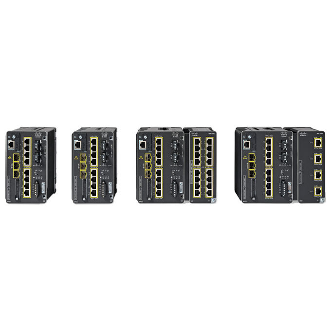 Cisco IE3500-W-8-GE-Copper-3-10G-SFP Switch di rete industriale 8 porte Gigabit Ethernet 3 slot SFP+ colore N-A