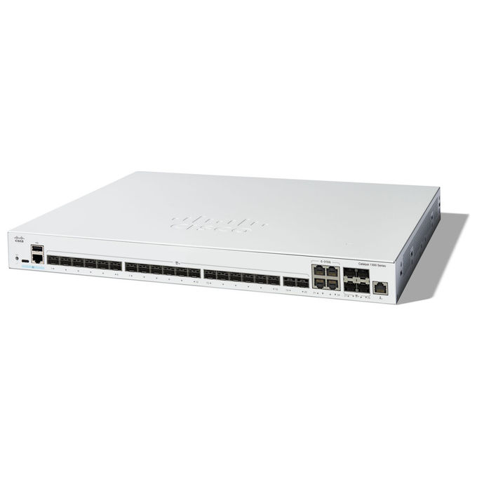 Cisco Switch di Rete Gestito L2-L3 24-Porte SFP+ Catalyst C1300-24XS Grigio Cisco Switch di Rete Gestito L2-L3 24-Porte SFP+ Catalyst C1300-24XS Grigio