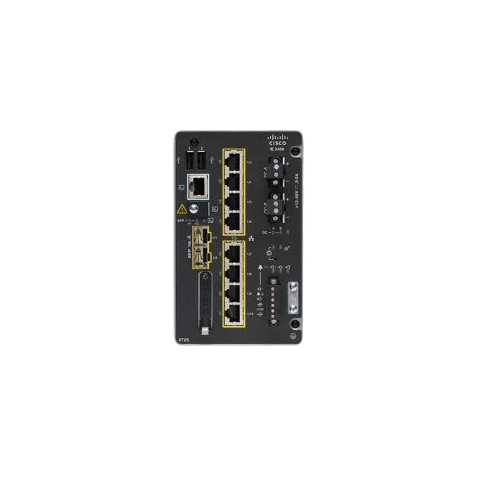 Cisco Switch Ethernet Gigabit 8 porte 2 porte fibra IE-3400-8T2S-E