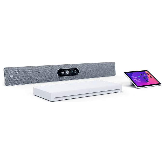 Cisco WSX-VC-ROOM-KIT-EQ Cisco Video Conferencing Room Kit con Codec Quad Cam colore Nero