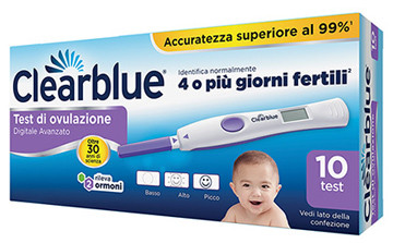 Clearblue Test Di Ovulazione Digitale Avanzato 10 Sticks