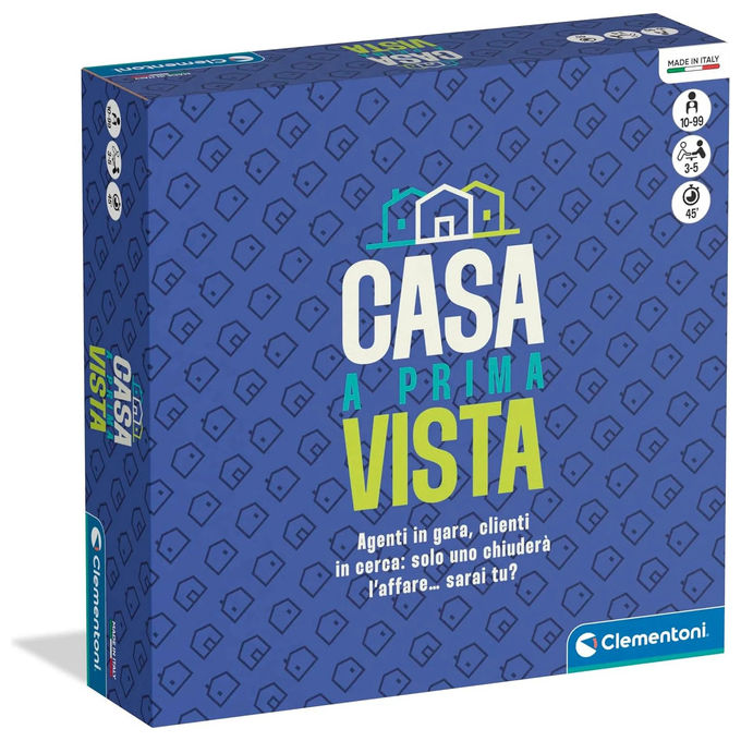 Clementoni 16905 Casa a Prima Vista Gioco da Tavolo Ispirato al Programma TV