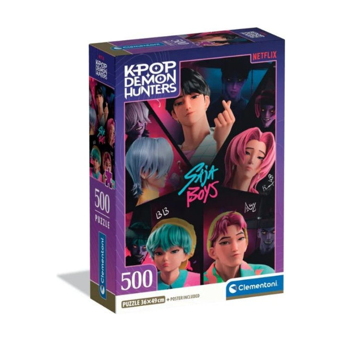 Clementoni 35625 Puzzle 500 pezzi K-pop Demon Hunters