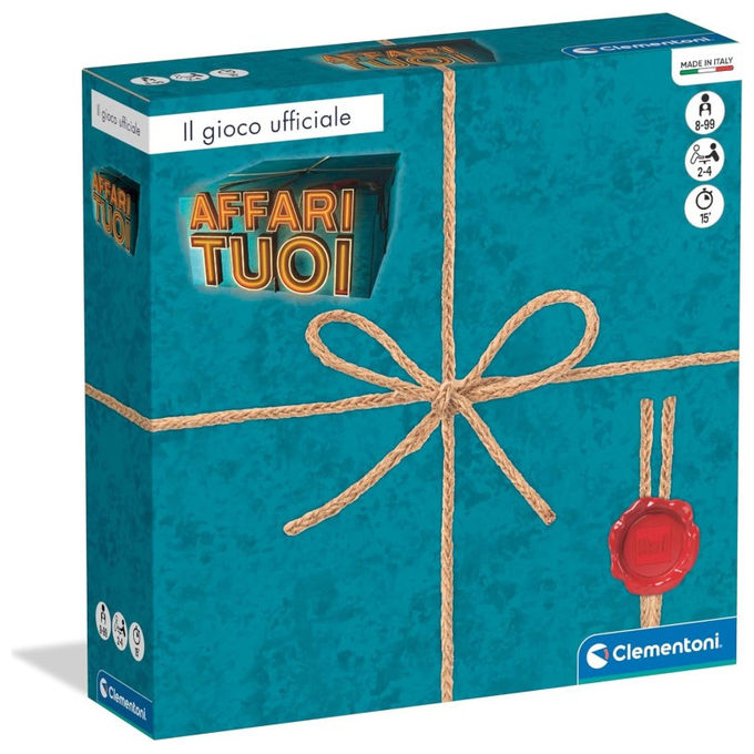 CLEMENTONI - Affari Tuoi Gioco da Tavolo Il gioco ufficiale 8+ Anni