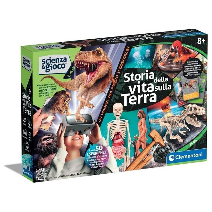 Clementoni Gioco Educativo Scienza e Gioco Storia della Vita sulla Terra Clementoni Gioco Educativo Scienza e Gioco Storia della Vita sulla Terra