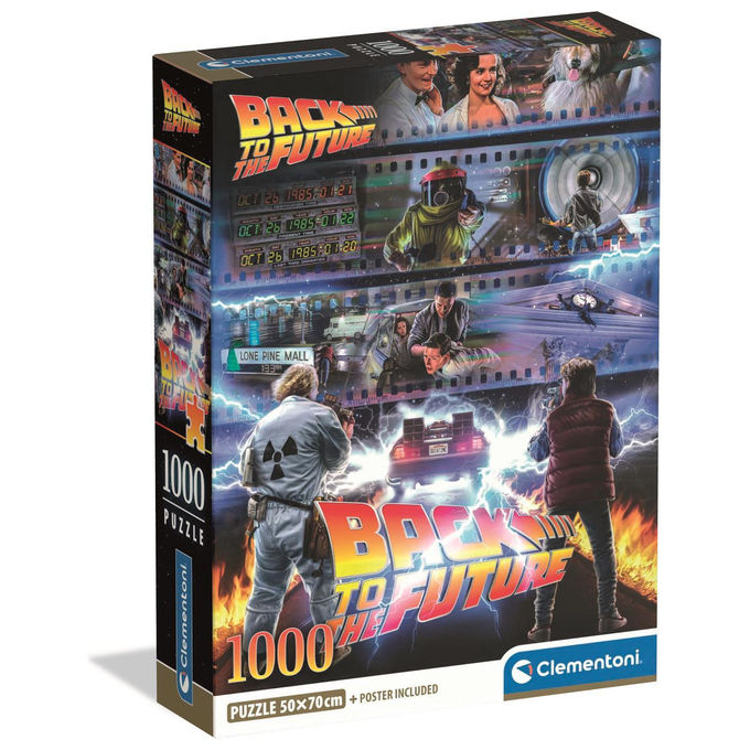 Clementoni Puzzle 1000 Pezzi Ritorno al Futuro Cult Movies Made in Italy