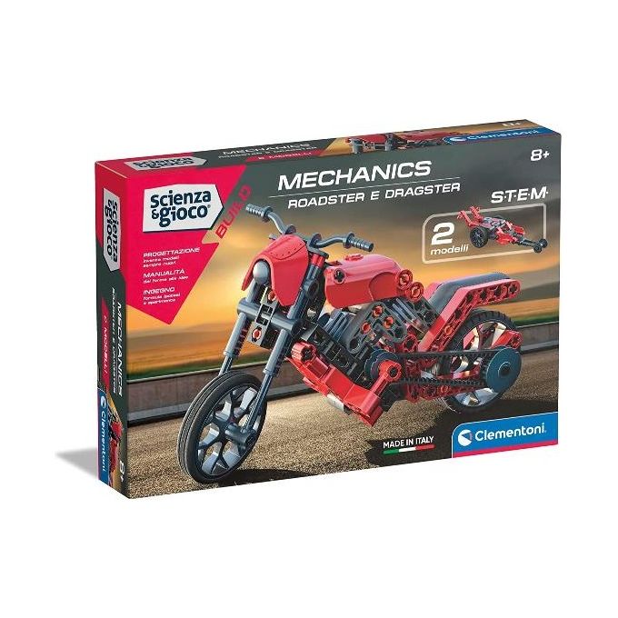Clementoni Scienza Build Roadster e Dragster Clementoni Scienza Build Roadster e Dragster