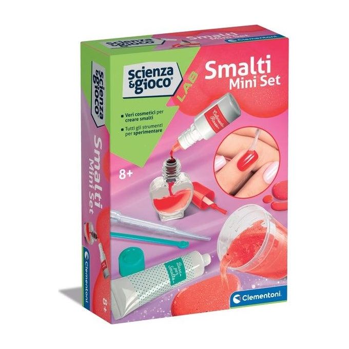 Clementoni Set Smalti Bambina Scienza e Gioco Lab Clementoni Set Smalti Bambina Scienza e Gioco Lab