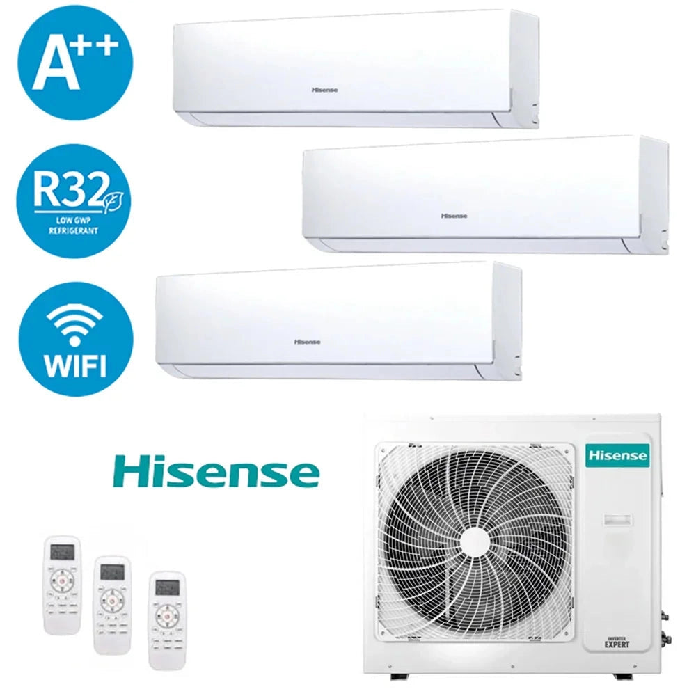 Climatizzatore Hisense 3AMW52U4RJA Trial Inverter 5,2 kW Wi-Fi 3 Unità 9000 BTU A++ R32