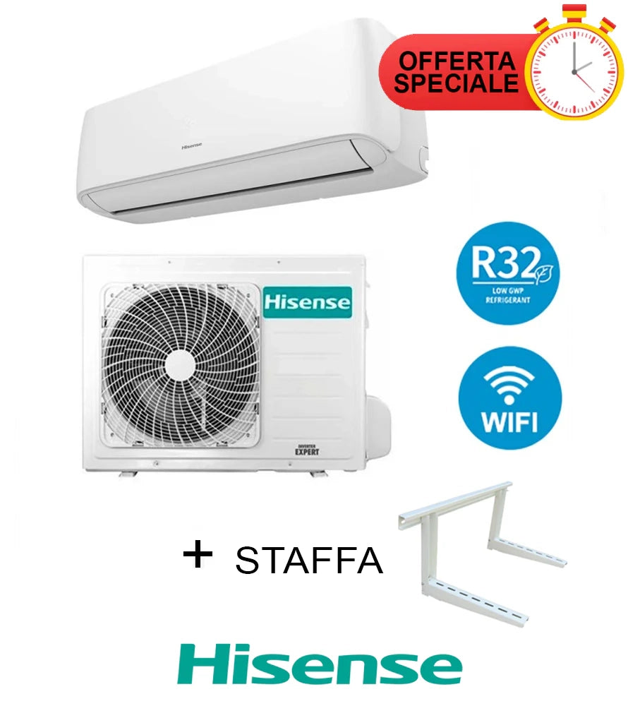 Climatizzatore Hisense HI COMFORT 18000 Btu + Staffa Inverter R32 A++/A+ Wifi Integrato