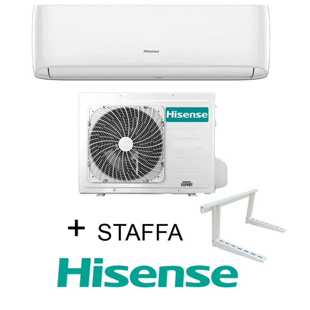 Climatizzatore Hisense Inverter serie EASY SMART 12000 Btu + STAFFA CA35MR05G + CA35MR05W R-32 Wi-Fi Optional Classe A++/A+