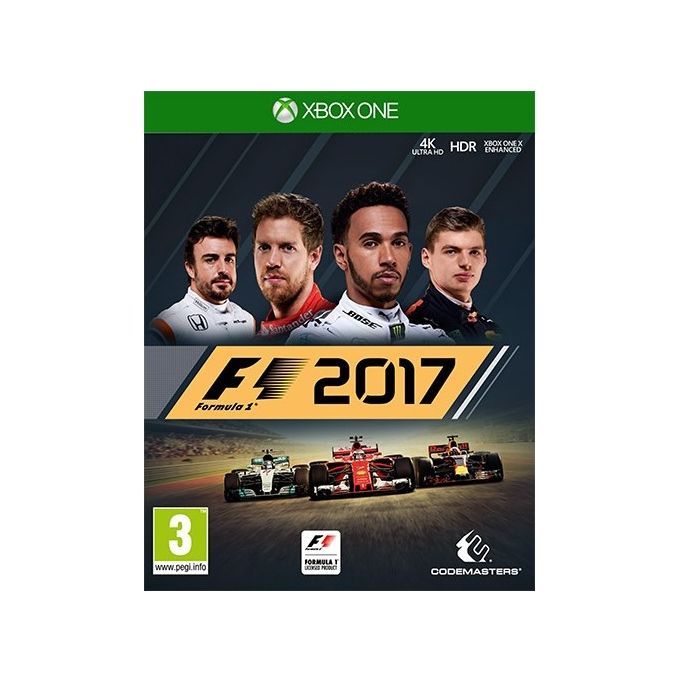 Codemasters 1022285 F1 2017 Gioco Xbox One Blu-ray Genere Racing Connessione Internet Richiesta Sì colore Nero
